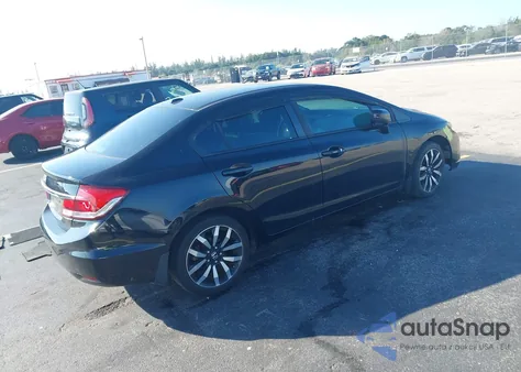 2015 Honda Civic Ex-L из США, поврежденный, VIN 19XFB2F93FE017123